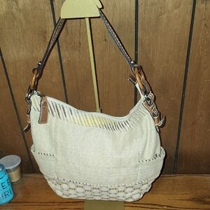 Canvas Fossil Shoulder Bag